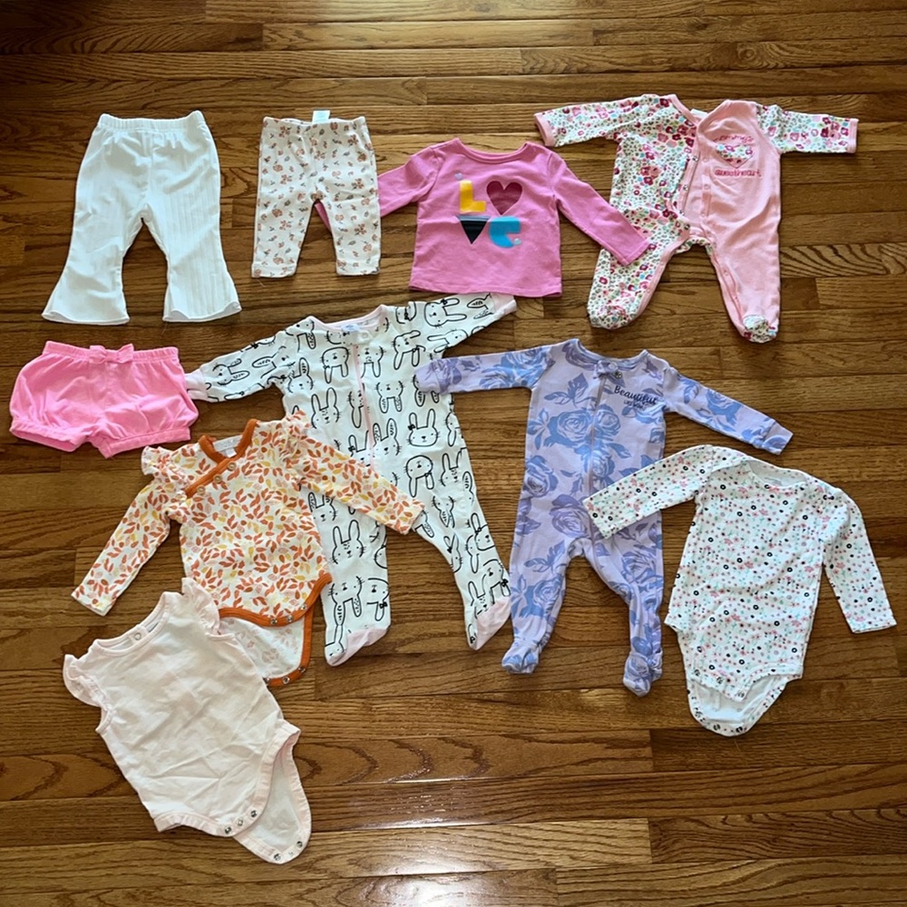 BABY GIRL CLOTHES 3-6 months FOR ALL